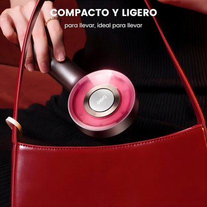 Sistema capilar con luz roja y micro-masaje estimulante